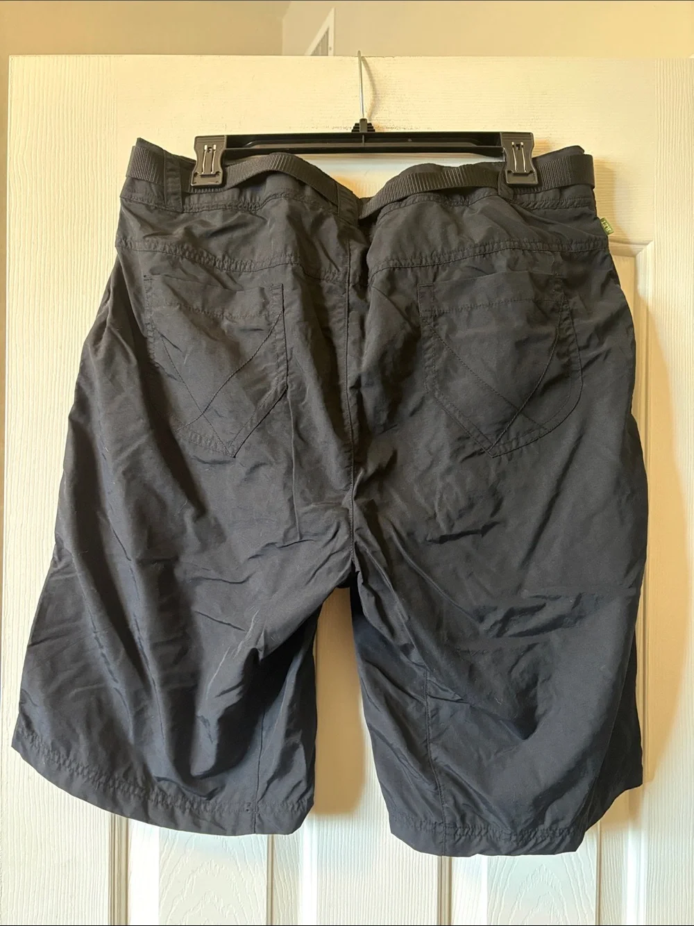 REI Black 100% Nylon Shorts size 16